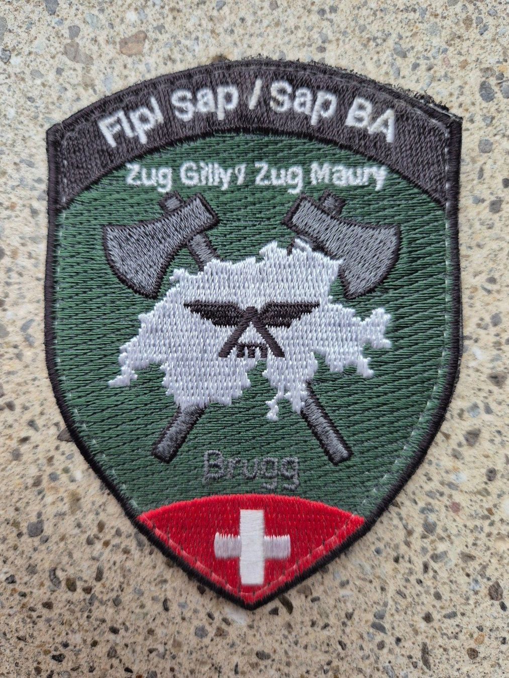 Schweizer Armee Placchette & Badge: *** Badge Flpl Sap / Sap Ba mit klett *** – Nuovo e nell'imballaggio originale da Riedholz venduto da fr_sIruP