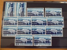 13 Stück gebrochene Säule postfrisch**