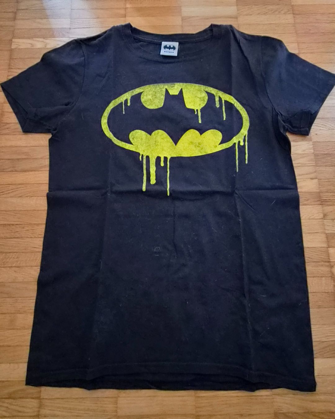 T-shirt: Schwarzes Batman T-Shirt, Gr. S – Usato da Pregassona venduto da Adda83