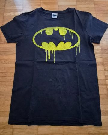 Schwarzes Batman T-Shirt, Gr. S