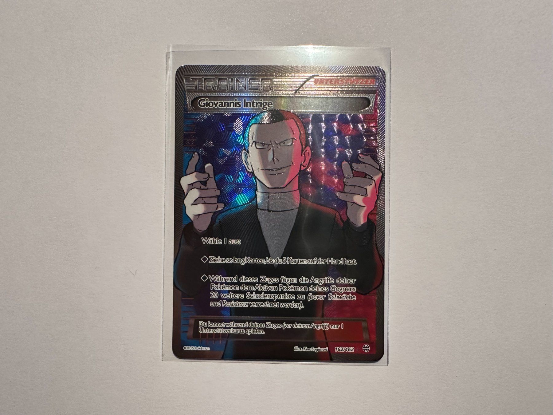Pokémon Carte collezionabili: Giovannis Intrige Breakthrough XY Trainer Fullart DE – Usato da Hagendorn venduto da Pokecollectorch