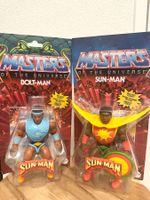 Masters of the Universe Origins Set Sun-Man Bolt-Man motu