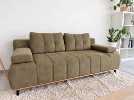 Sofa in Olivgrün  wie neu