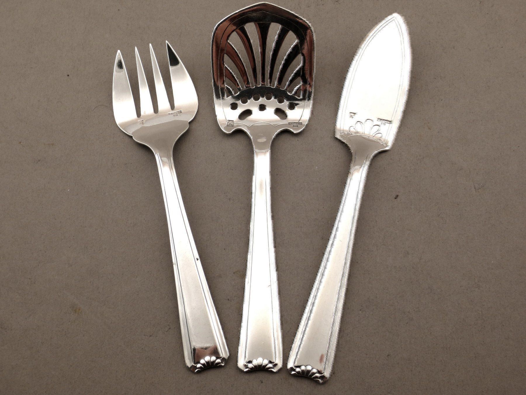 Set di piatti: Couverts service Ercuis modele Cambodge – Usato da Noville venduto da ceram