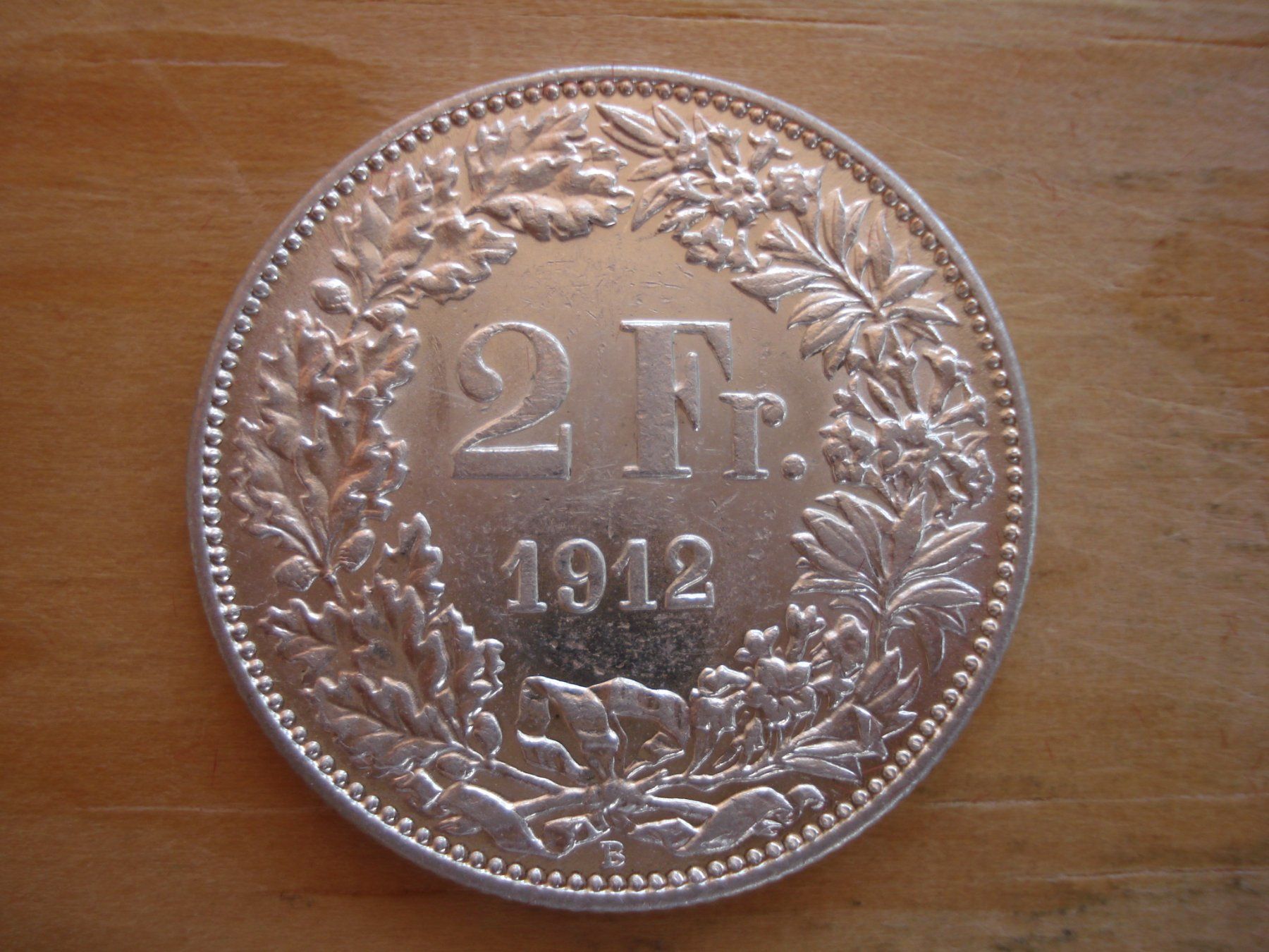 Tutti le monete: (C1) 2 Franken 1912 UNZ-STGL – Usato da Erlach venduto da Net-Coins