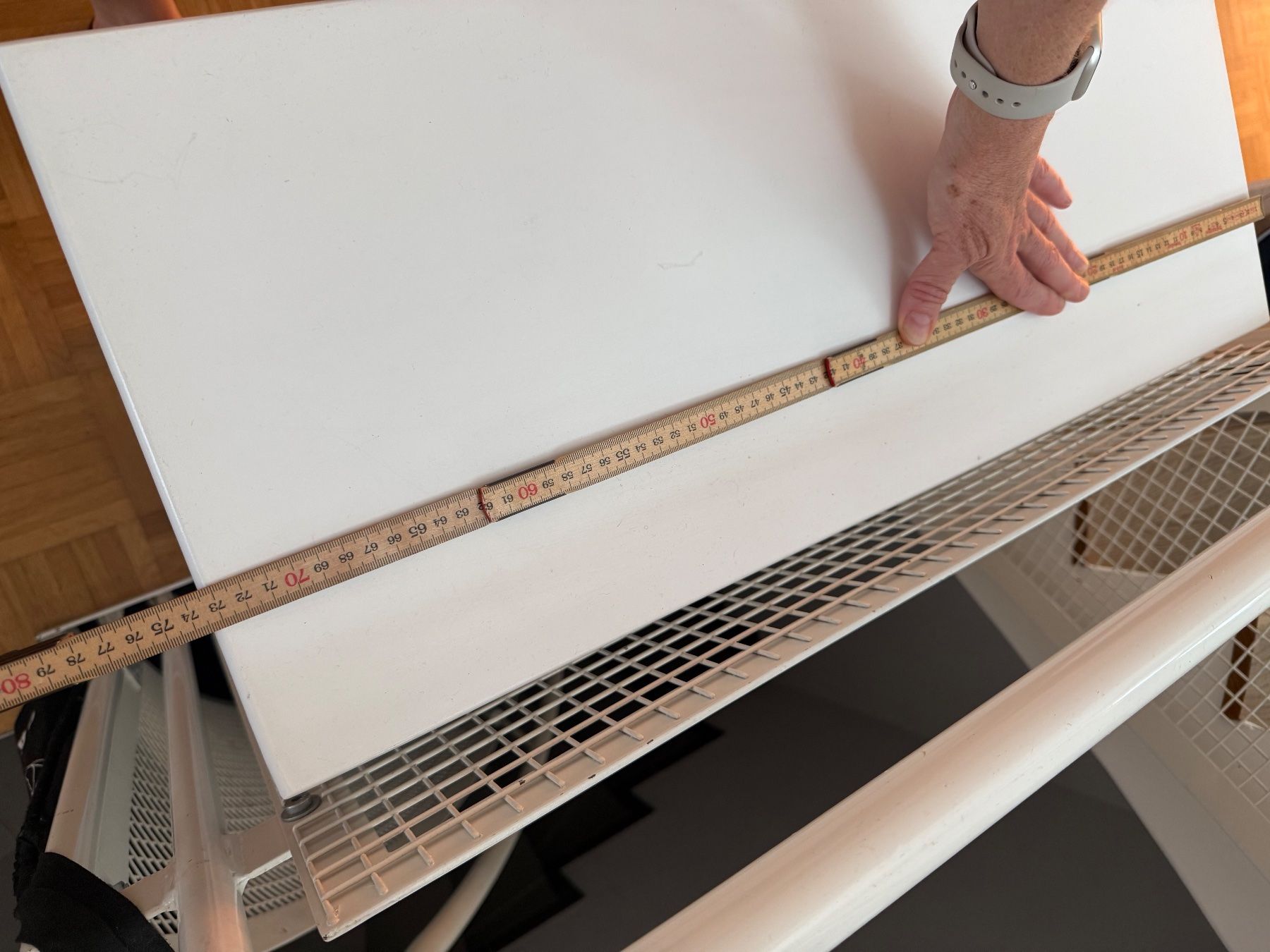 Scaffali: Regal weiss mit neun Fächern - Shabby chic – Usato da Belp venduto da Lulanis 3