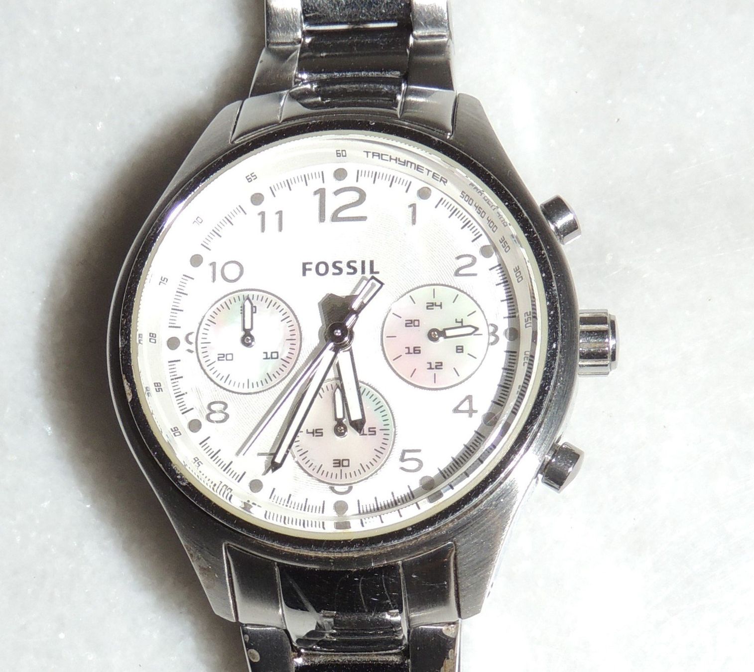 Fossil Orologi: SCHÖNER CHRONOGRAPH "FOSSIL" NEUE BATTERIE – Usato da Au ZH venduto da FashionConsultant 3