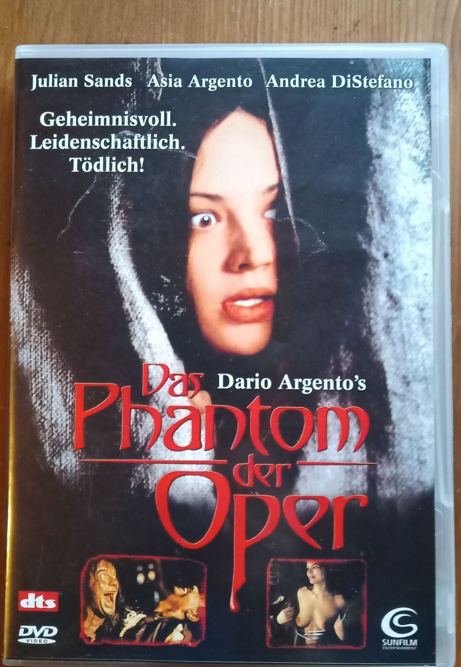 Tutti i DVDs: DVD - Das Phantom der Oper - Dario Argento Version! – Usato da Tann venduto da Veebee6