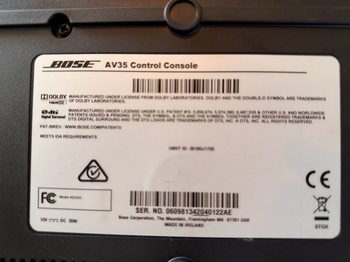 Bose Heimkino: Bose AV35 Control Console mit Fernbedienung – Gebraucht aus Selzach von rem_c8 3