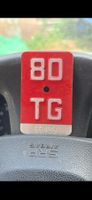 Velonummee  TG, Thurgau 1980