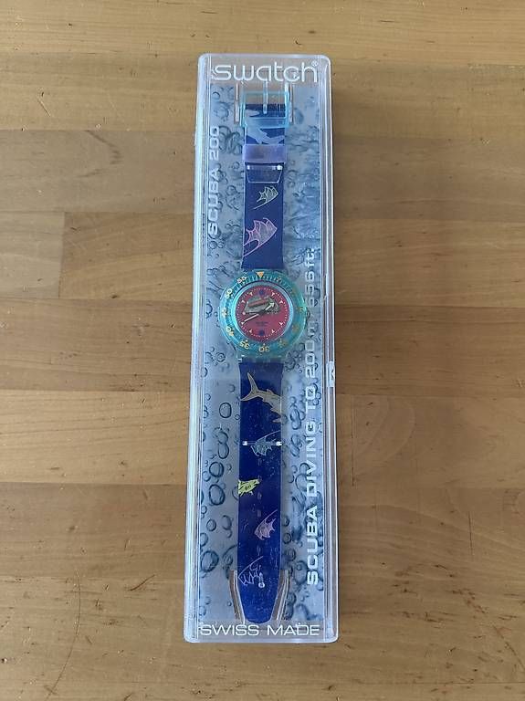 Orologi: UNGETRAGENE SWATCH SCUBA HAPPY FISH – Usato da Bäch SZ venduto da Captein