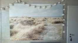 🌾 IKEA BJÖRKSTA Wandbild 200x140 cm XXL Strand Dünen