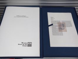 18 Werke aus der Aargauischen Kunstsammlung 75 Jahre AEW