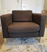 Ikea Karlstad brauner Sessel 75x80x85cm