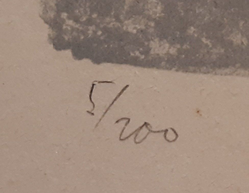 Grafica & Litografie: Originallithographie ohne Titel mit 5 Packesel – Usato da Lausanne venduto da jag_sj6f 2