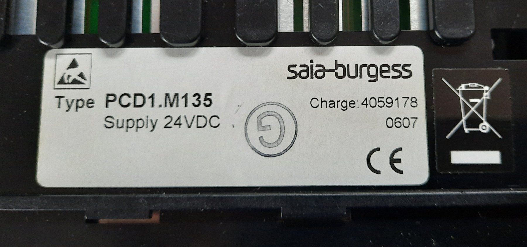 Sistema di controllo: SAIA BURGESS SPS PCD1.M135 – Usato da Hütten venduto da joe_25 1