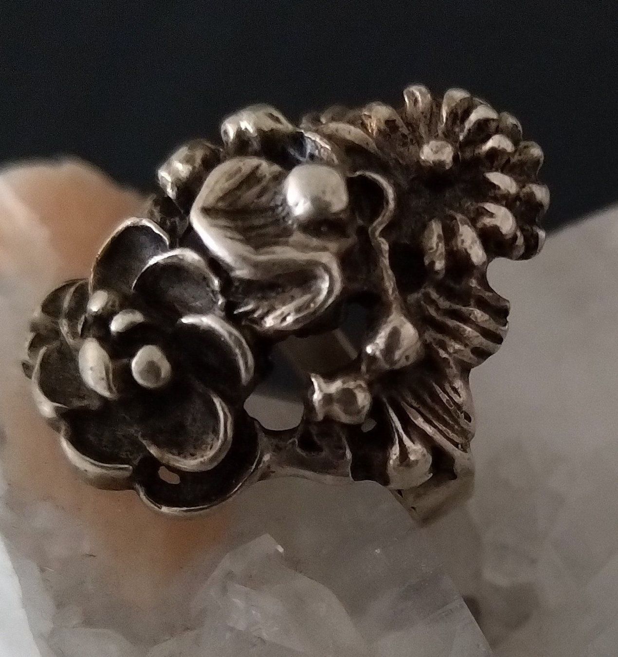 Anelli: FLORALER RING  IN 925 SILBER – Usato da Romanshorn venduto da BoutiqueA 2