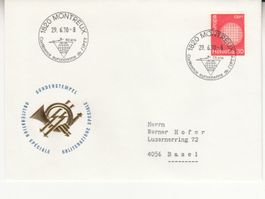 Sonderstempel S. 738 IPTT Montreux 1970
