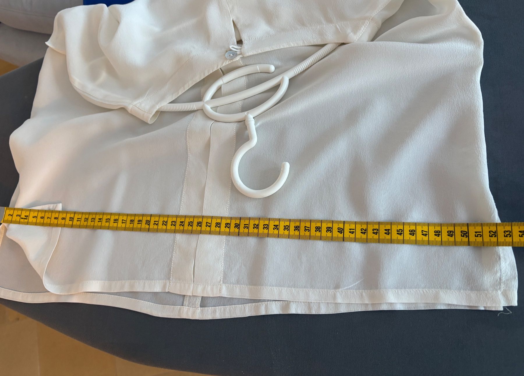 Camicette: Seidenchiffon Bluse,Gr. 40/ Handarbeit – Usato da Dübendorf venduto da nerino03 2