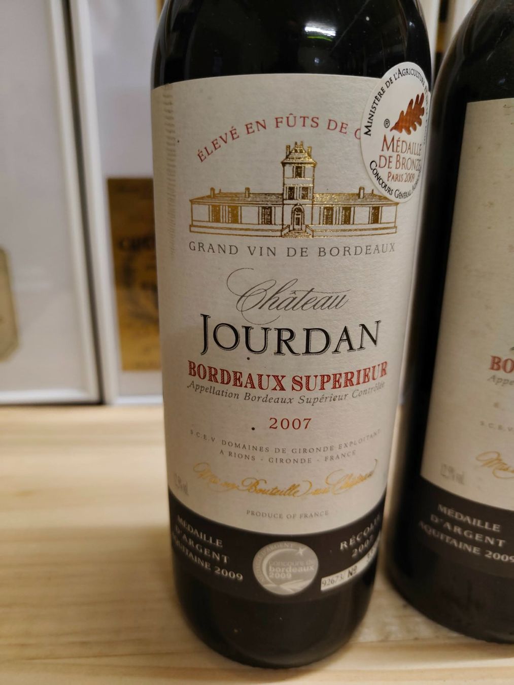 Vino: 2x 2007 CHATEAU JOURDAN – Nuovo e nell'imballaggio originale da Münchenstein venduto da weinundspirituosen 2