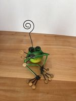Fotohalter aus Metall / Frosch Figuro
