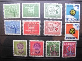 BRD 1962 / 67 Europa Marken **