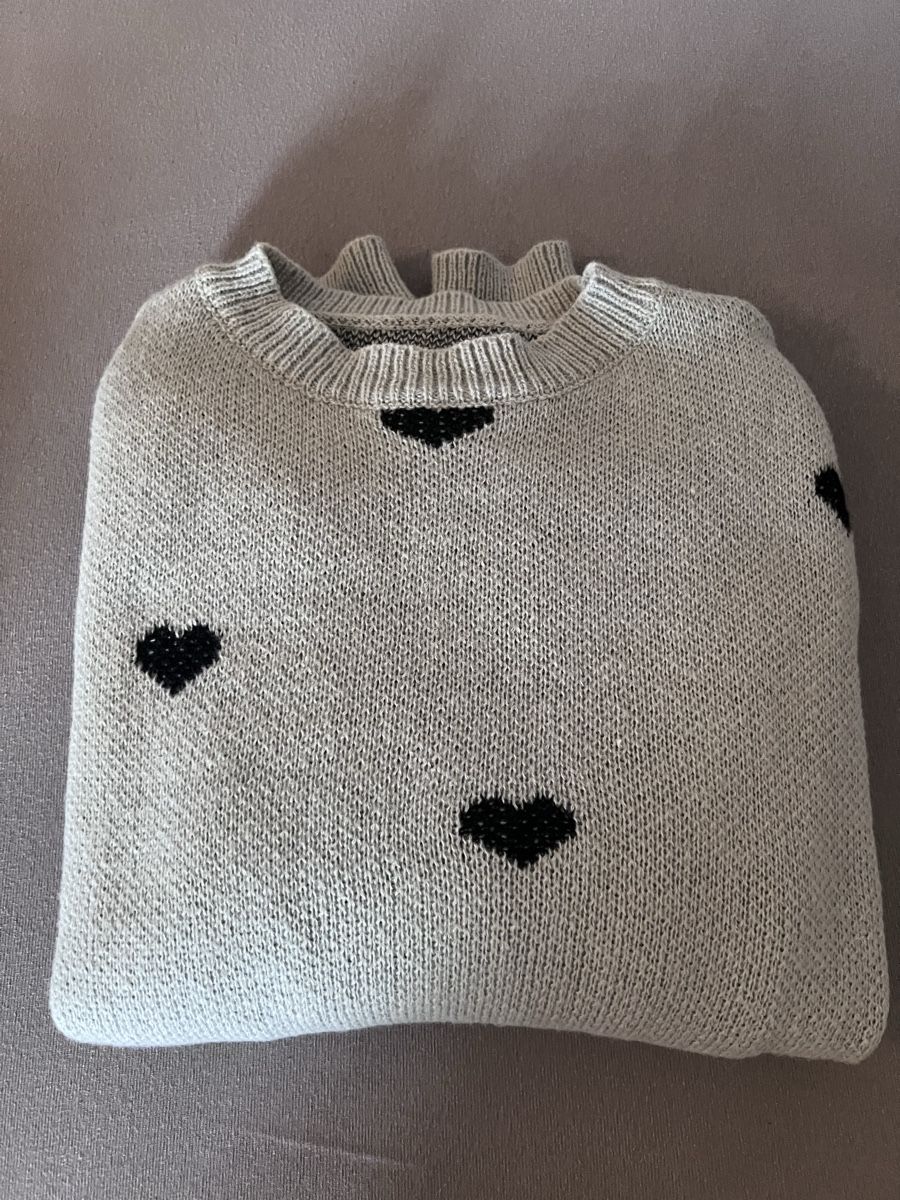 Shein Maglioni & Felpe: Damen Strickpullover mit Herzmuster, Grösse M/L – Nuovo e nell'imballaggio originale da Eiken venduto da Lera.24 1