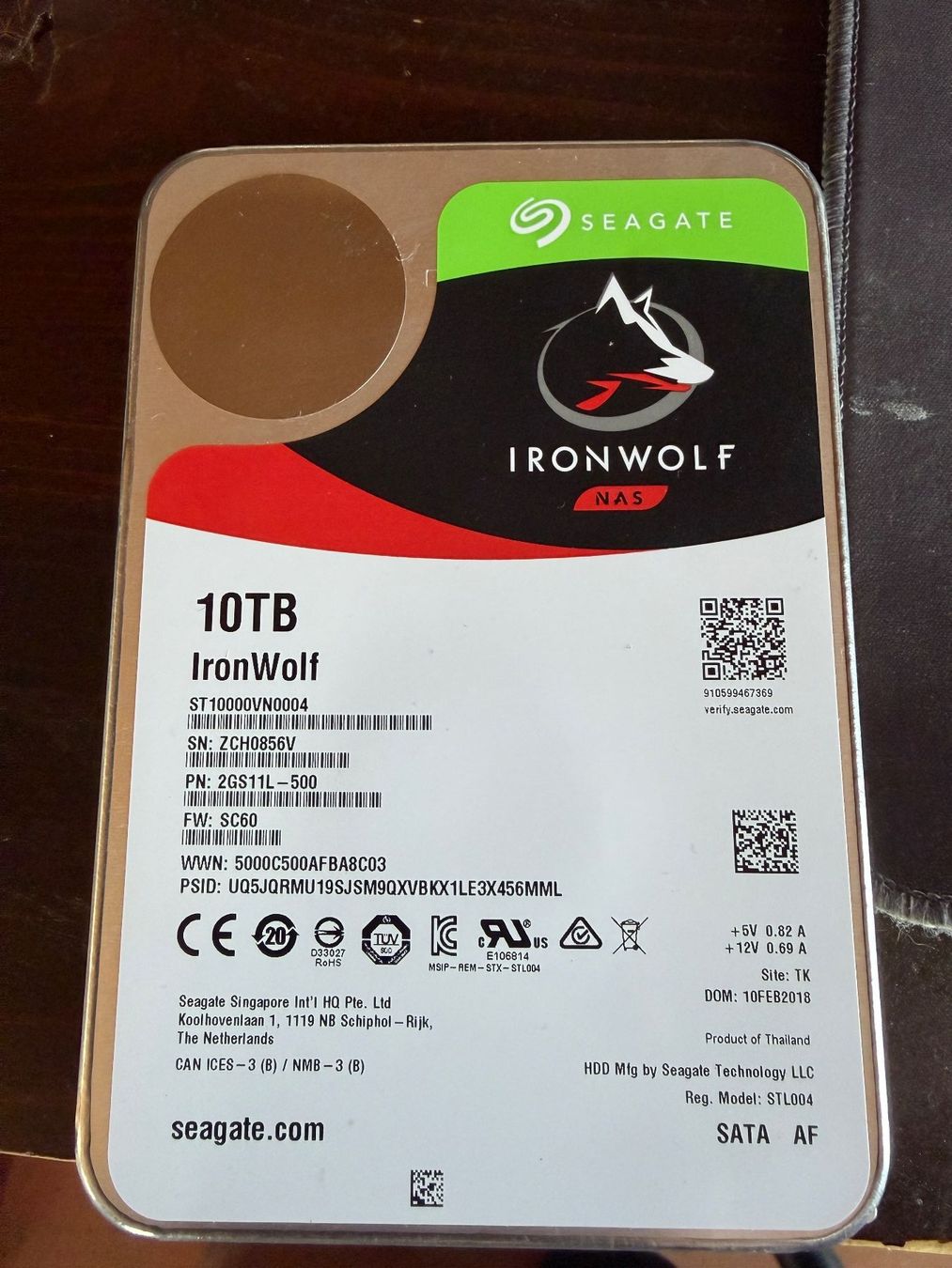 Seagate Disques durs: Seagate Ironwolf 10TB – D'occasion à Diessenhofen par ren_sb8w