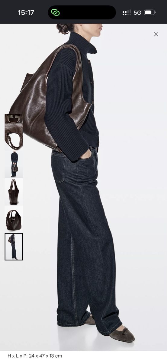 Massimo Dutti Sacs femmes: MASSIMO DUTTI LEATHER TOTE BAG – Neuf (Voir description) à Genève par yav_9r9f 5