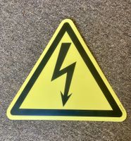 "Warnung vor elektrischer Spannung" 34cm, (5Stk. für 10Fr.)