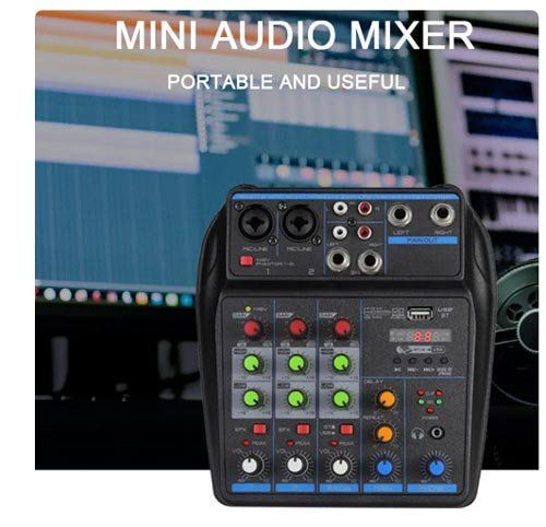 Console di mixaggio: 4-kanal Mini Audio Mixer – Nuovo e nell'imballaggio originale da Liestal venduto da OMAROSHOP 3