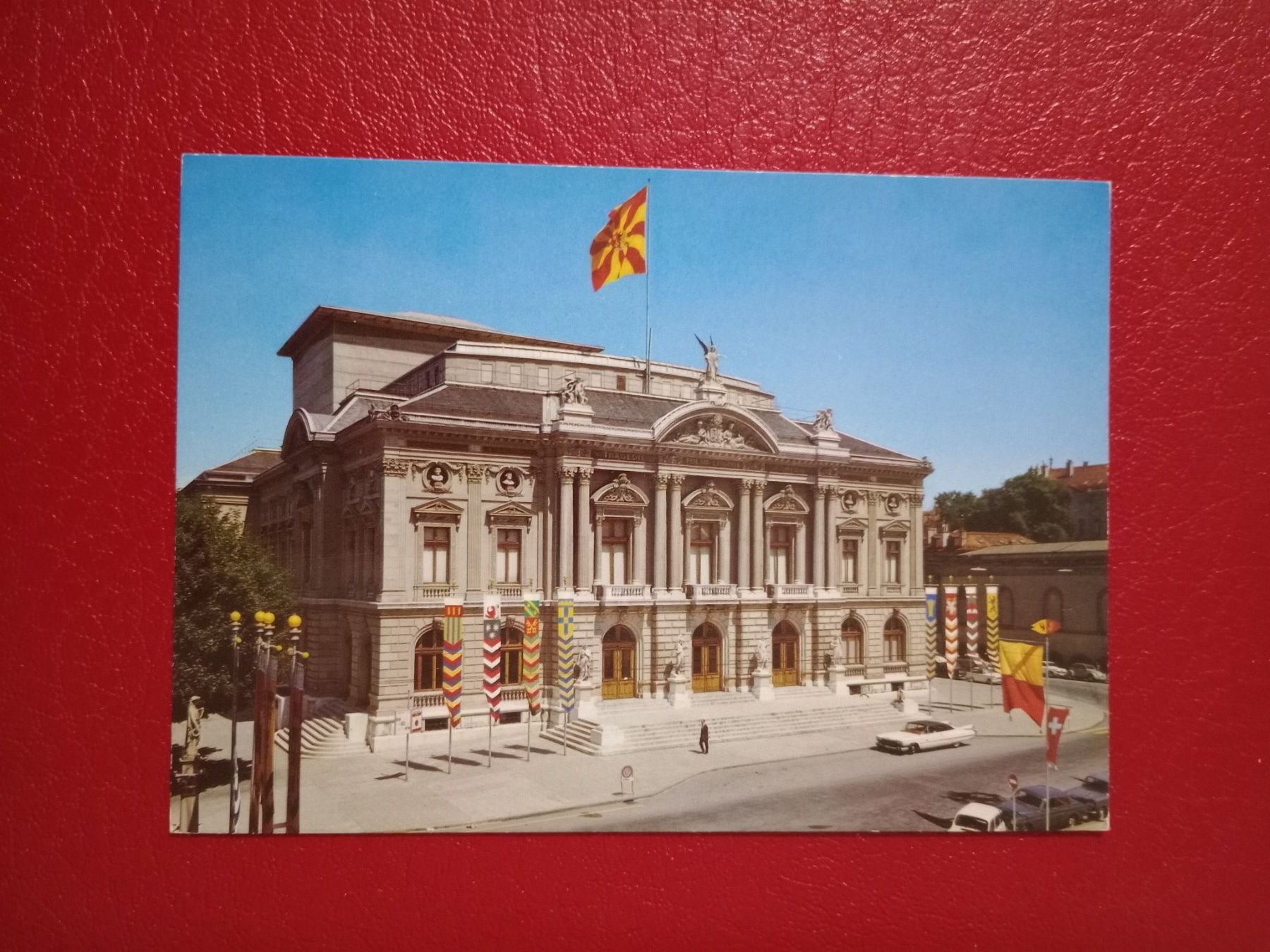 Cartoline postali: Geneve Grand Theatre Auto Oldtimer – Usato da Küttigen venduto da Melisch1000