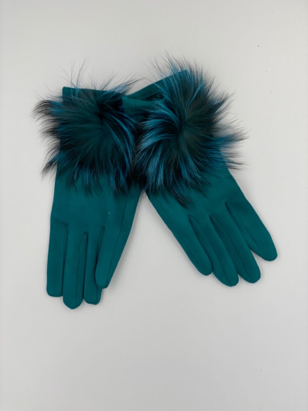 Handschuhe & Handstulpen: Handschuh mit Pompon "Petrol" – Neu und originalverpackt aus Bülach von DuffyFashionAvenue 1