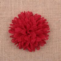 Big FLEUR en dentelle ROUGE 7 cm