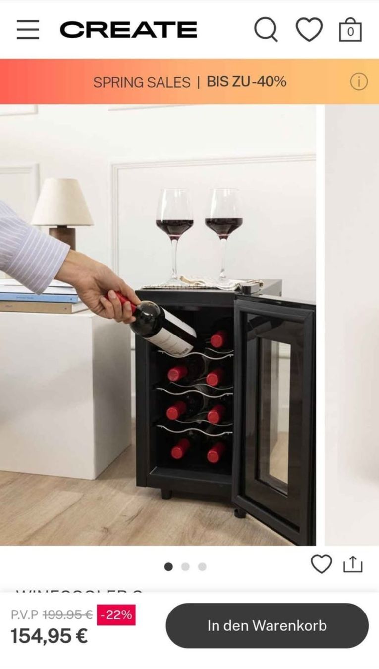 Frigoriferi: Wine Cooler – Usato da Geneve venduto da rpo_8yy6