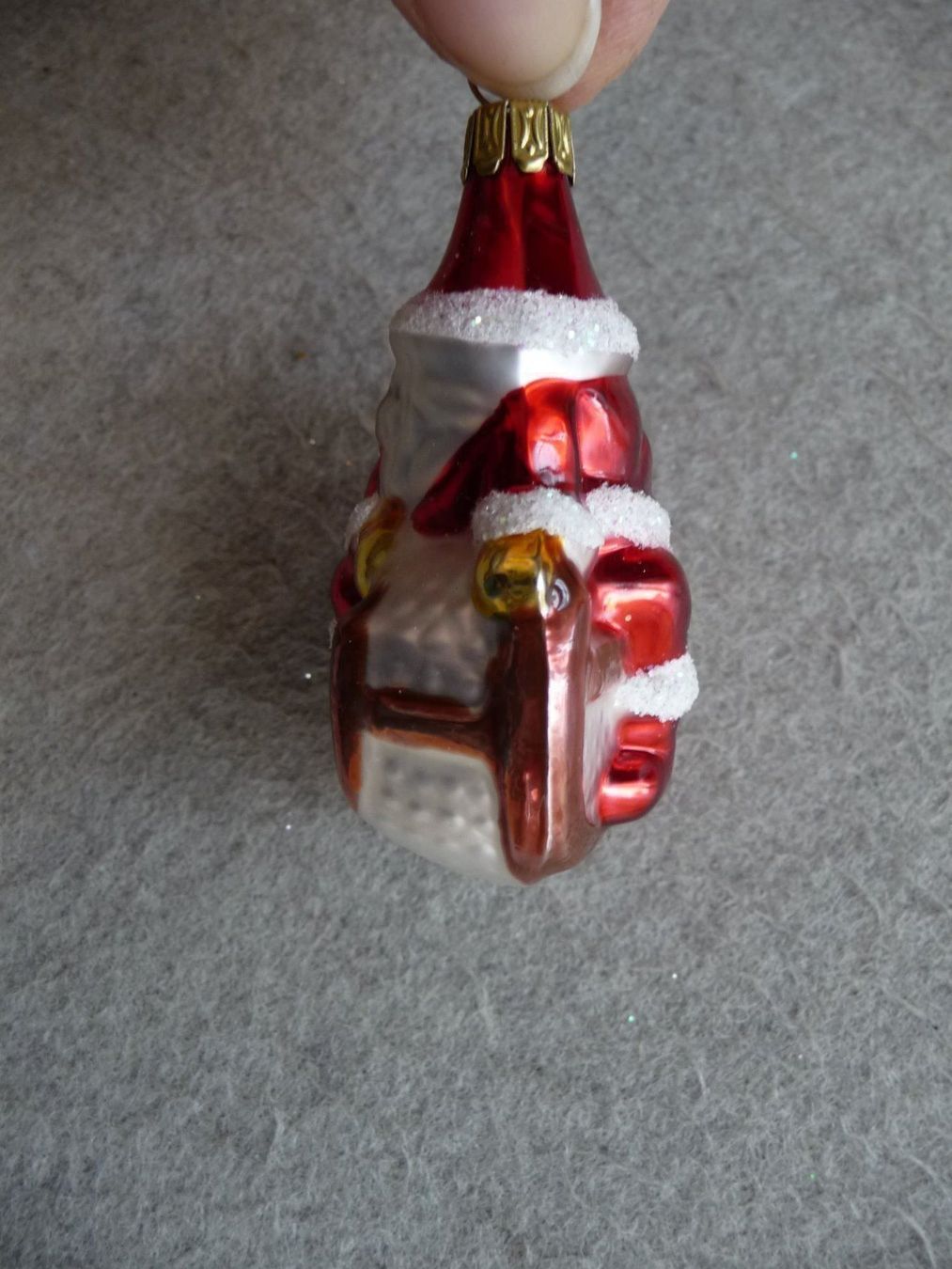 Tutte le decorazioni: kleiner Weihnachtsmann auf Schlitten – Nuovo e nell'imballaggio originale da Alpnach Dorf venduto da marvo 1