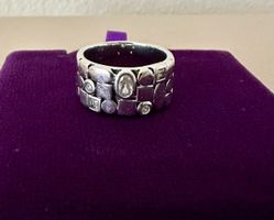 Bague en argent taille 57 - Style estival!