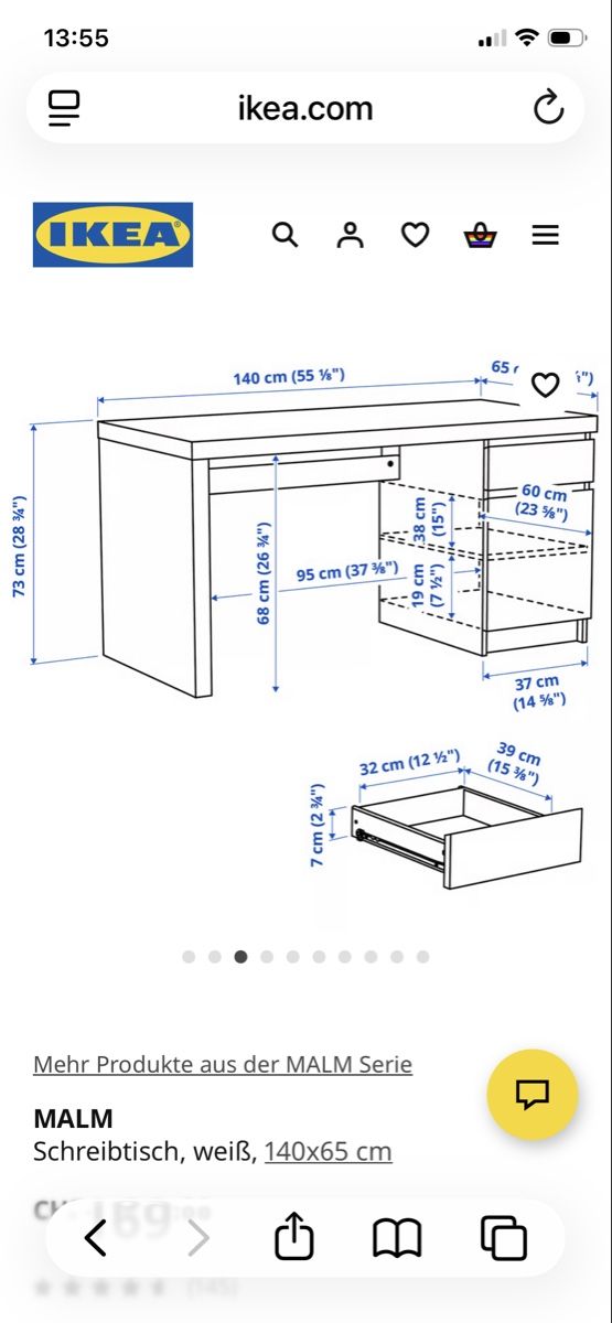 Scrivanie: Pult, Schreibtisch Ikea Model Malm – Usato da Luzern venduto da Willimaus 6