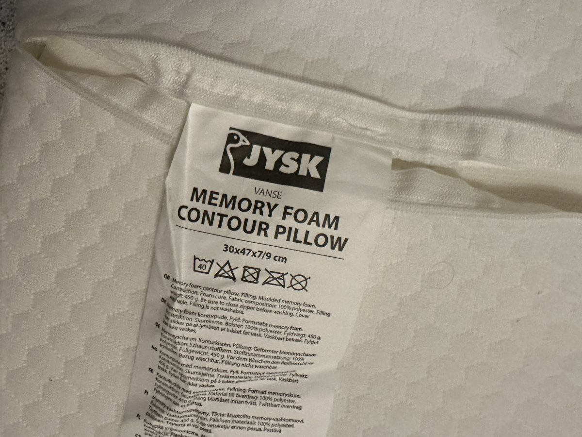 Jysk Cuscini: JYSK, ergonomisches Kissen, Memory Foam – Nuovo (secondo la descrizione) da Lenzburg venduto da selabella 2