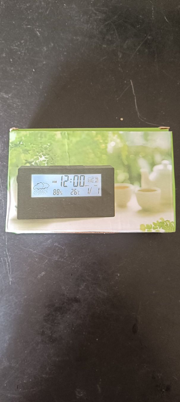 Sveglie: Horloge météo numérique affichage LCD – Nuovo e nell'imballaggio originale da Genève venduto da Chuinter 3