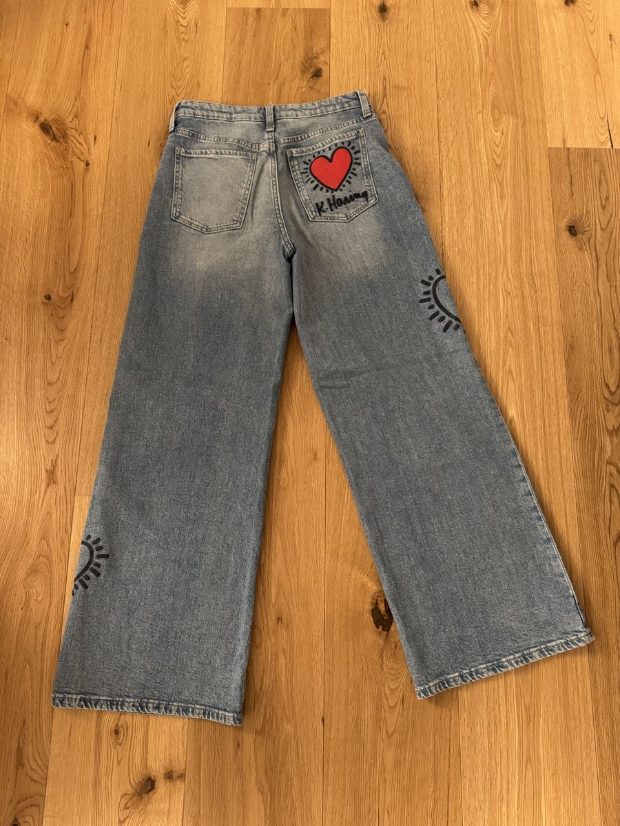 Pantaloni: Jeans Keith Haring – Usato da Puplinge venduto da Cechth 1