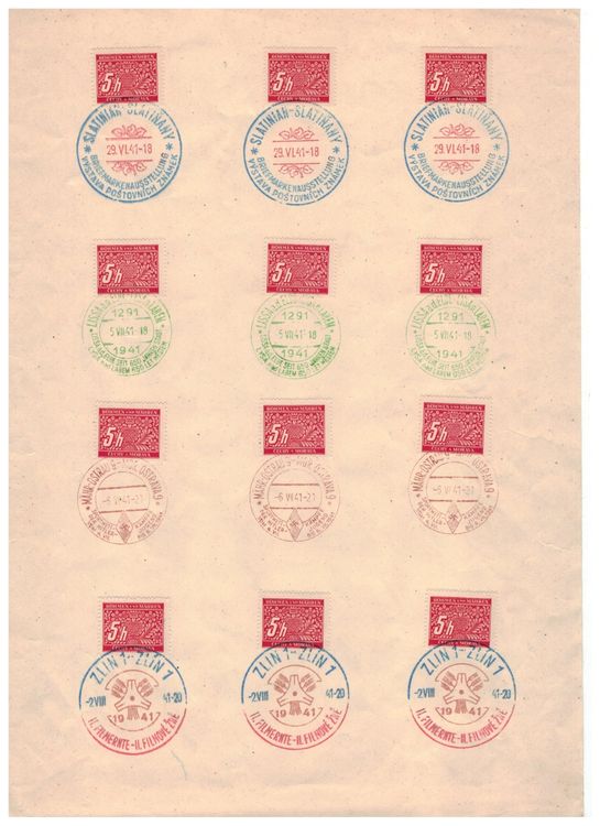 Böhmen und Mähren / Bohême Moravie Reich Protektorat 4142 Kaufen auf