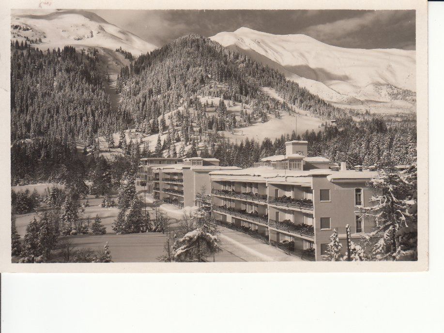 Ansichtskarten: Davos Wolfgang Deutsche Heilstätte 1936 – Gebraucht aus Bürglen TG von StampGraf