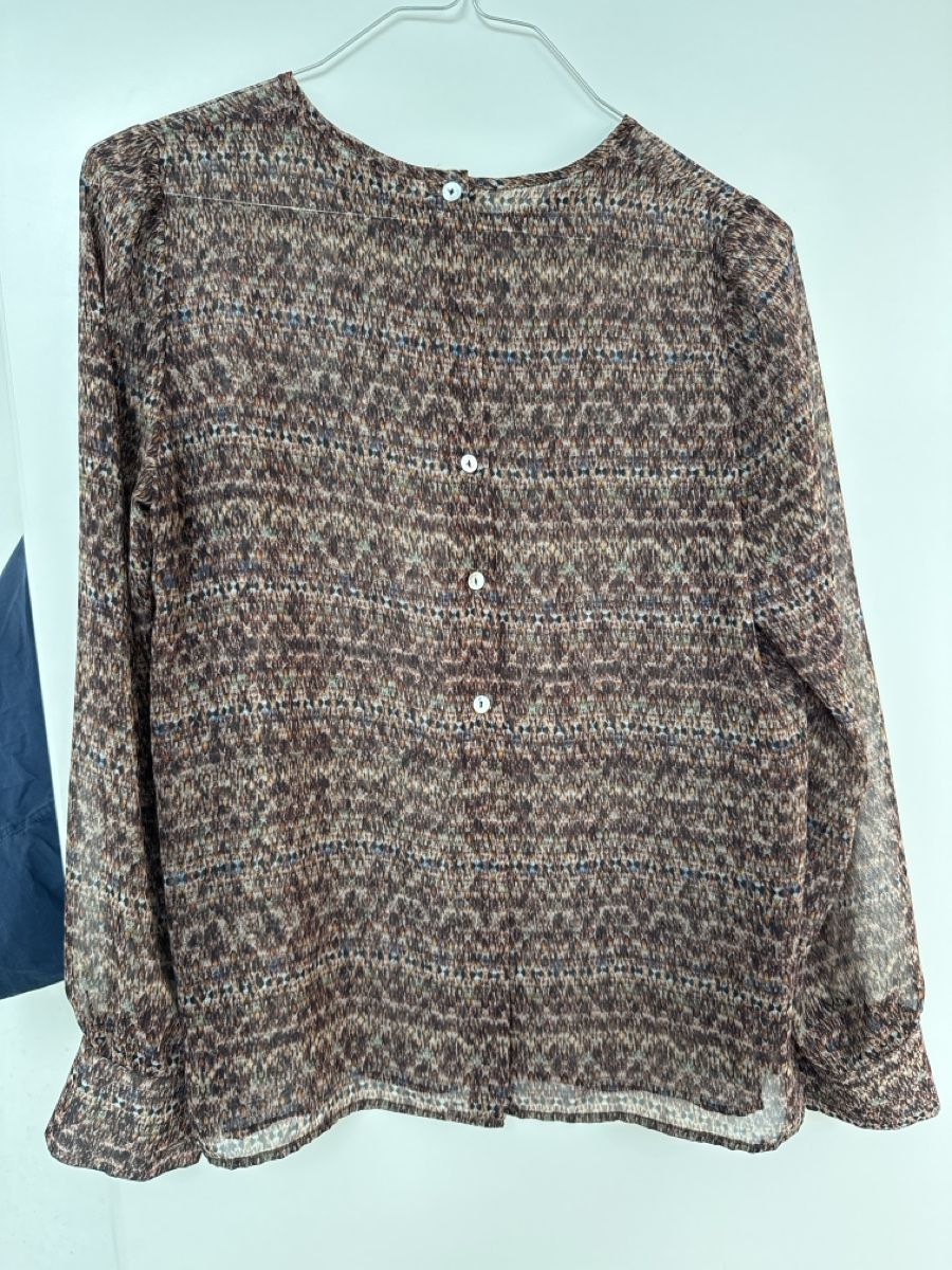Camicette: Midinette Bluse langarm Grösse 40 Herbstfarben – Nuovo (secondo la descrizione) da Zürich venduto da Sigeli03