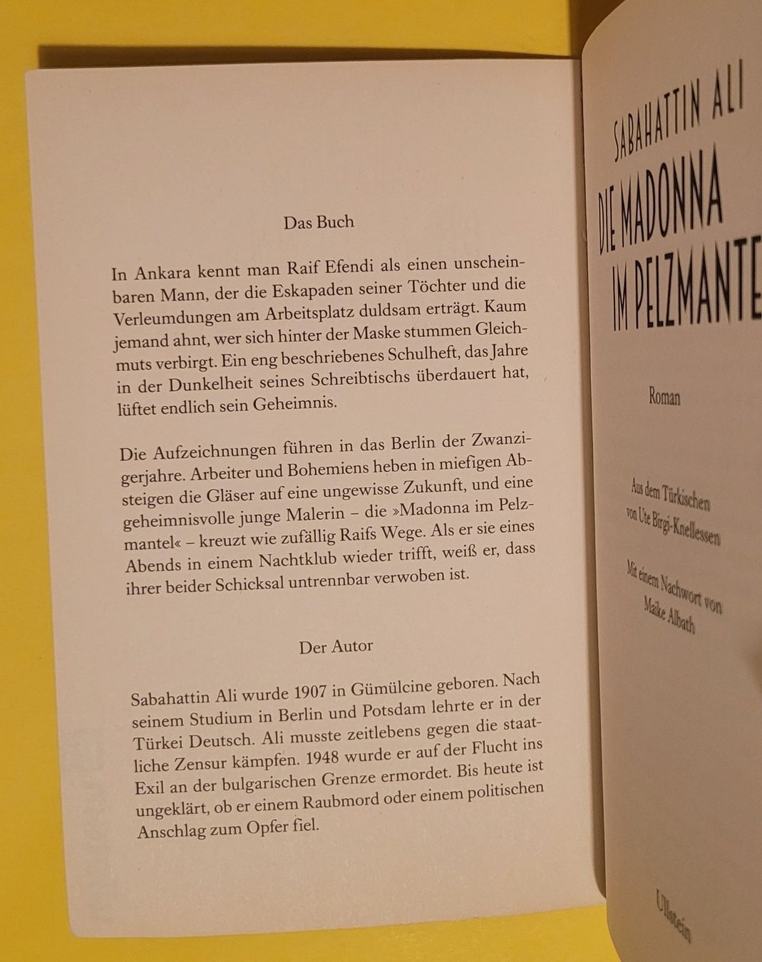 Bücher: Die Madonna im Pelzmantel – Gebraucht aus Zürich von Avd 4