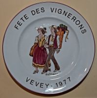 Assiette Fête Des Vignerons 1977
