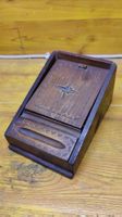 Vintage Zigarettenspender aus Holz (L10)