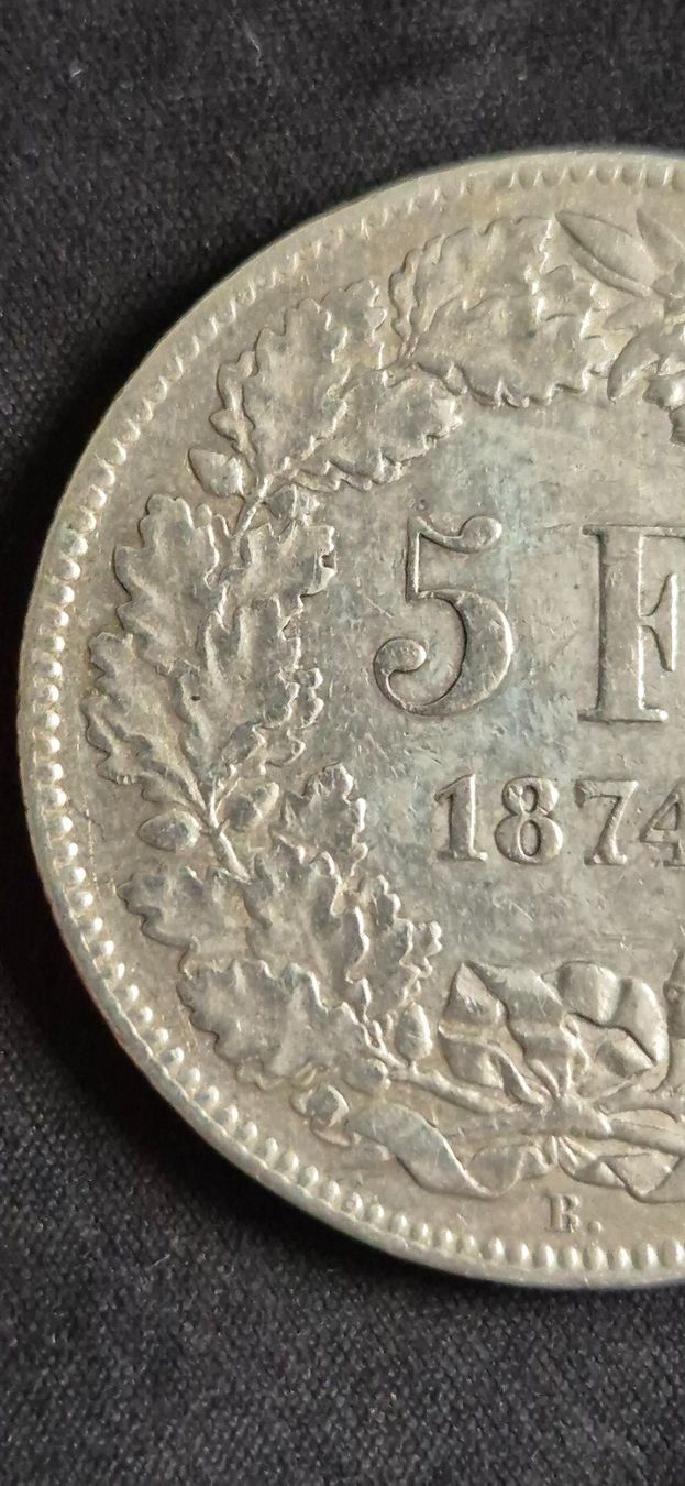 Tutti le monete: 5 Franken 1874 – Usato da Kaiseraugst venduto da Collect-A-Con 2