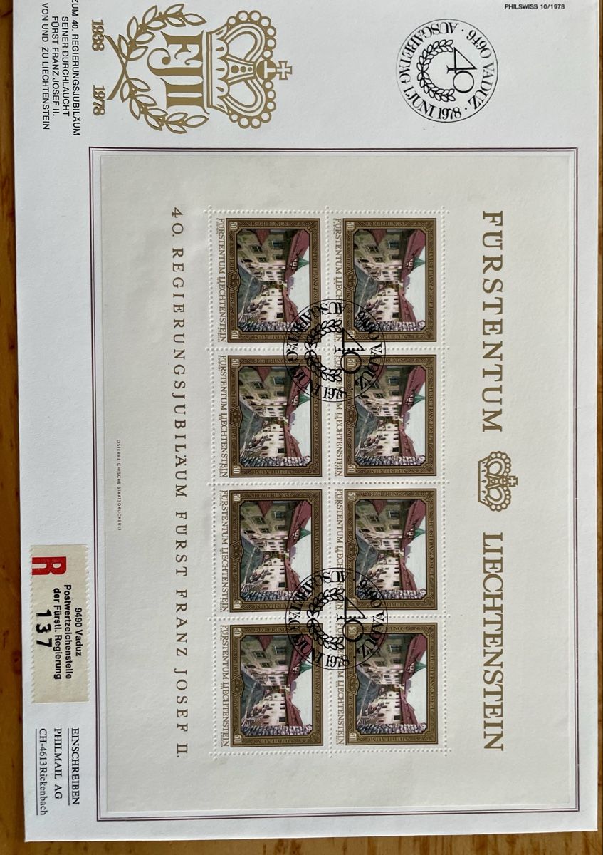 Tous les timbres: Liechtenstein schöne Sammlung – D'occasion à Rorschach par Ziltenera 4