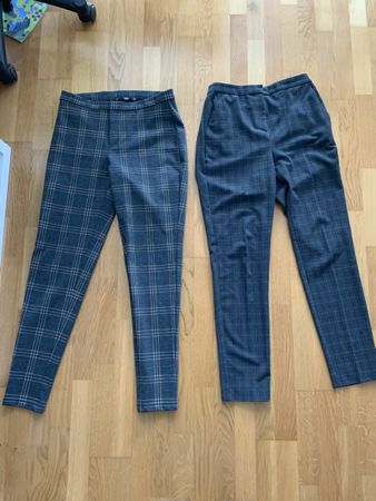 Zwei elegante und coole Stoffhosen Grösse 36